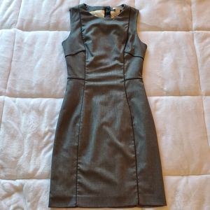 H&M Grey Knee Length Work Dress